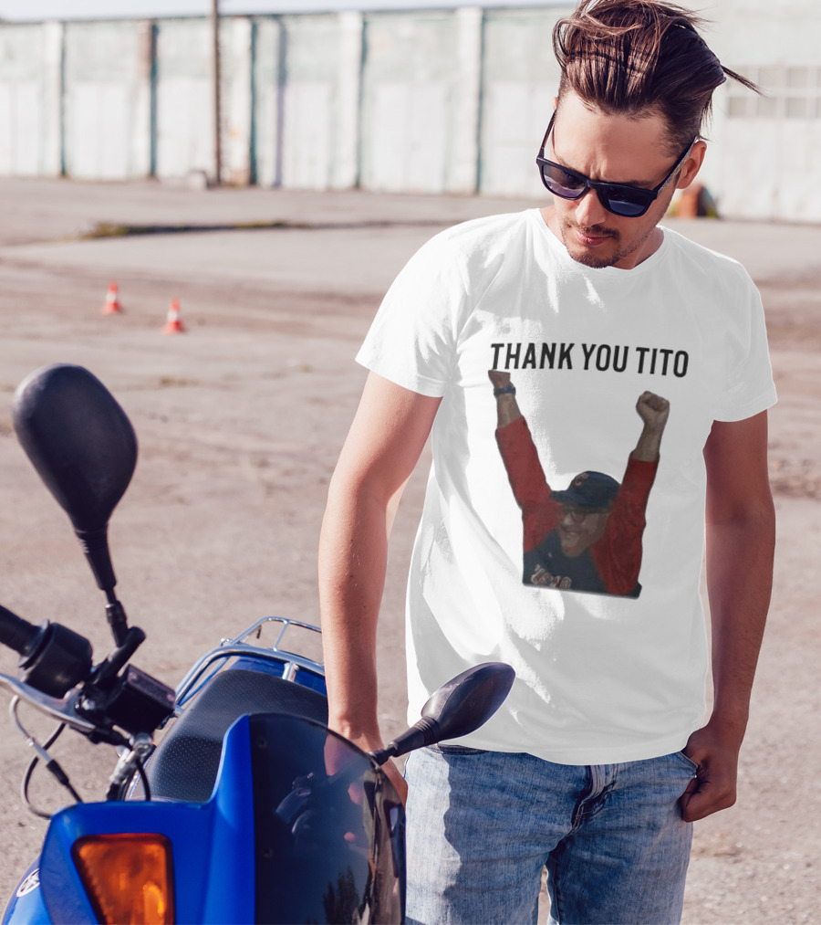 Thank You Tito Guardians Baseball T-Shirt