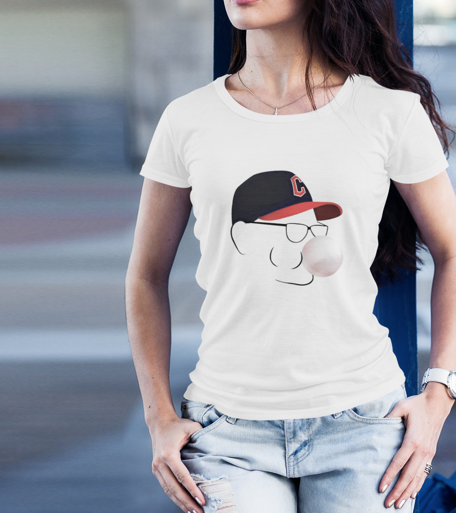 Terry Francona Tito Bubblegum C Logo Hat T-Shirt