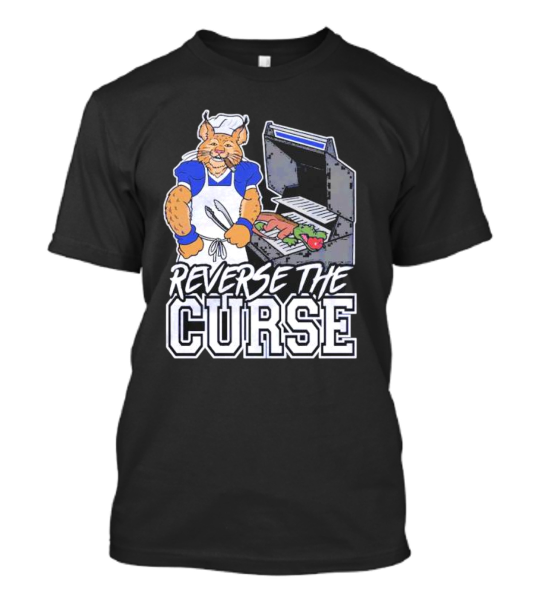 Wildcat Grilling Gator Reverse The Curse T-Shirt