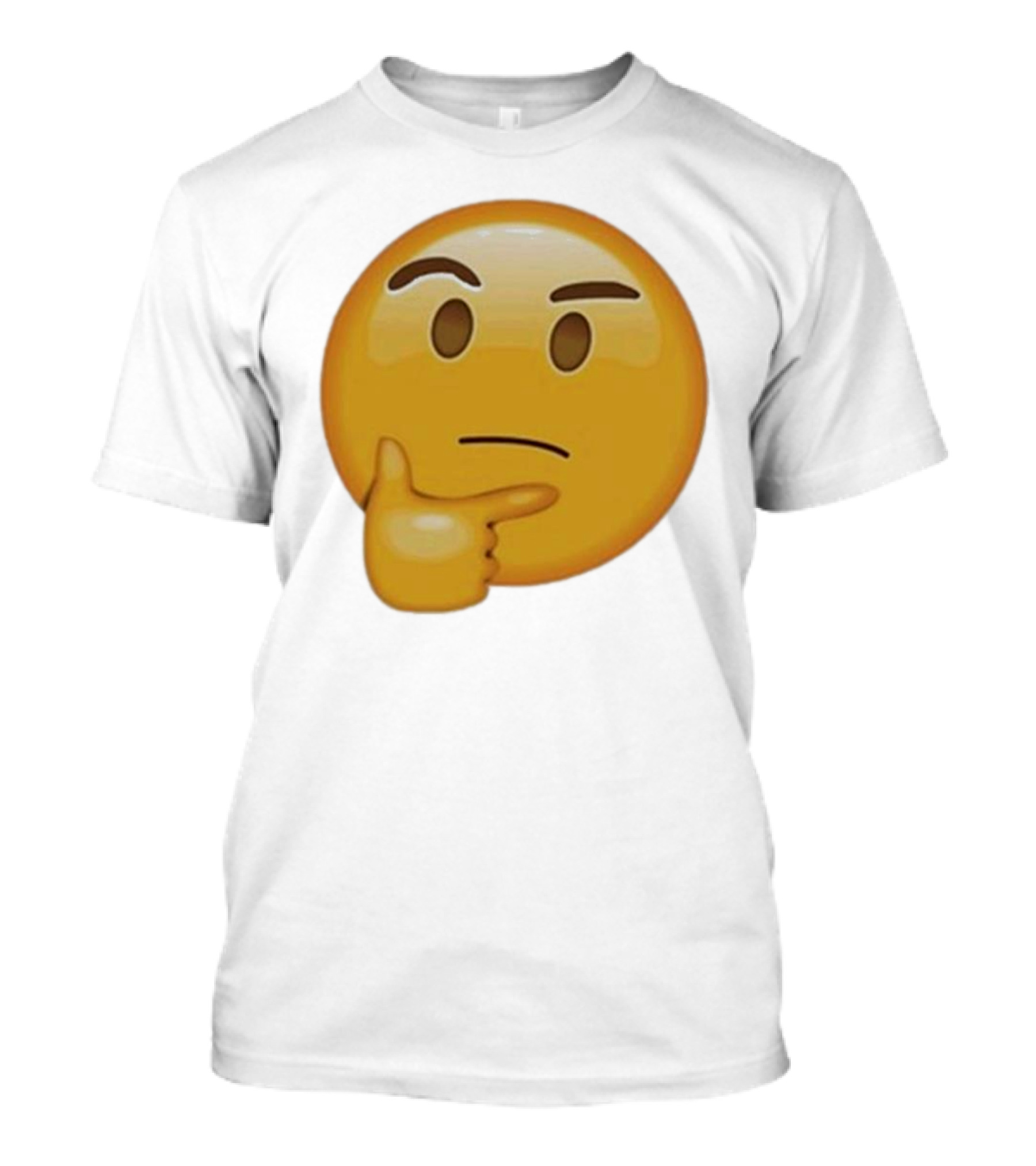 Curious Thinking Face Emoji T-Shirt