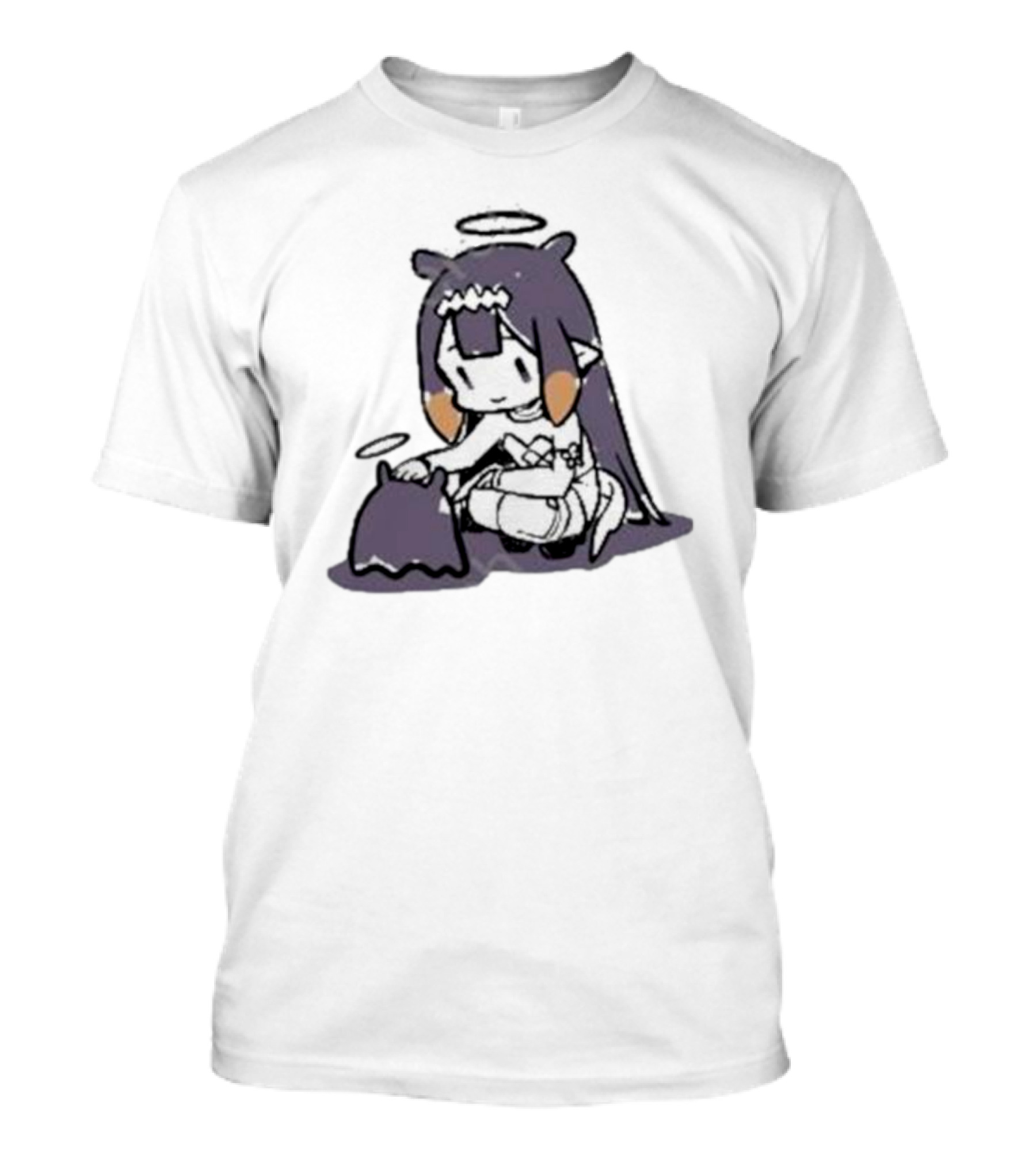 Ninomae Inanis And Tako Chibi Character Cuteness Fan T-Shirt