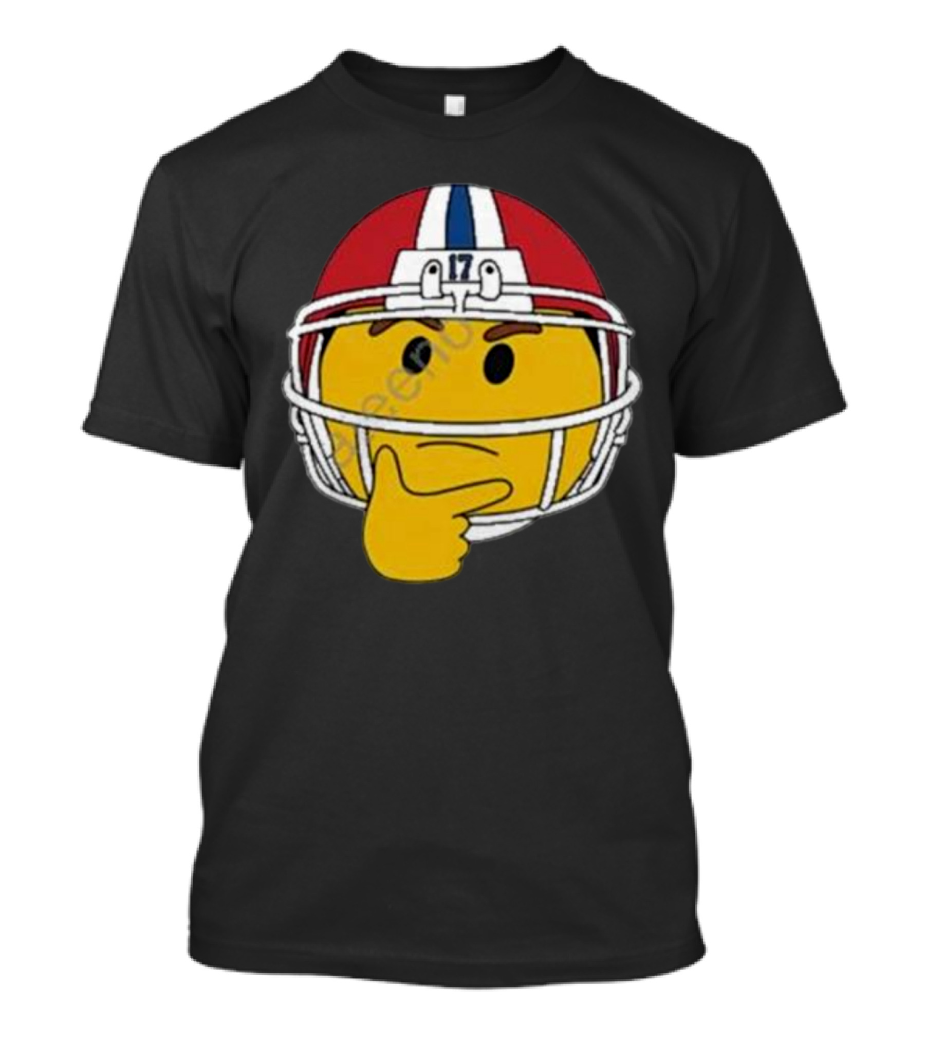 Special Edition Hmm Football Helmet Emoticon 17 T-Shirt