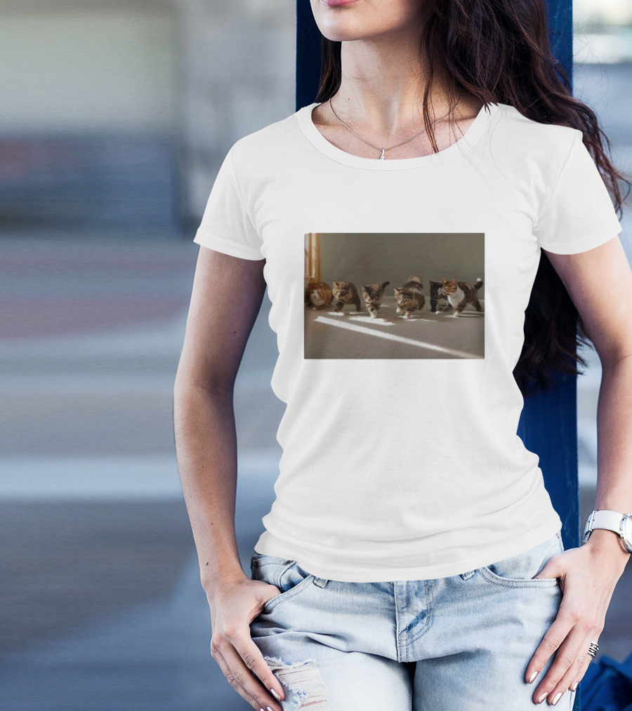 Cats Gay Strut Brigade T-Shirt