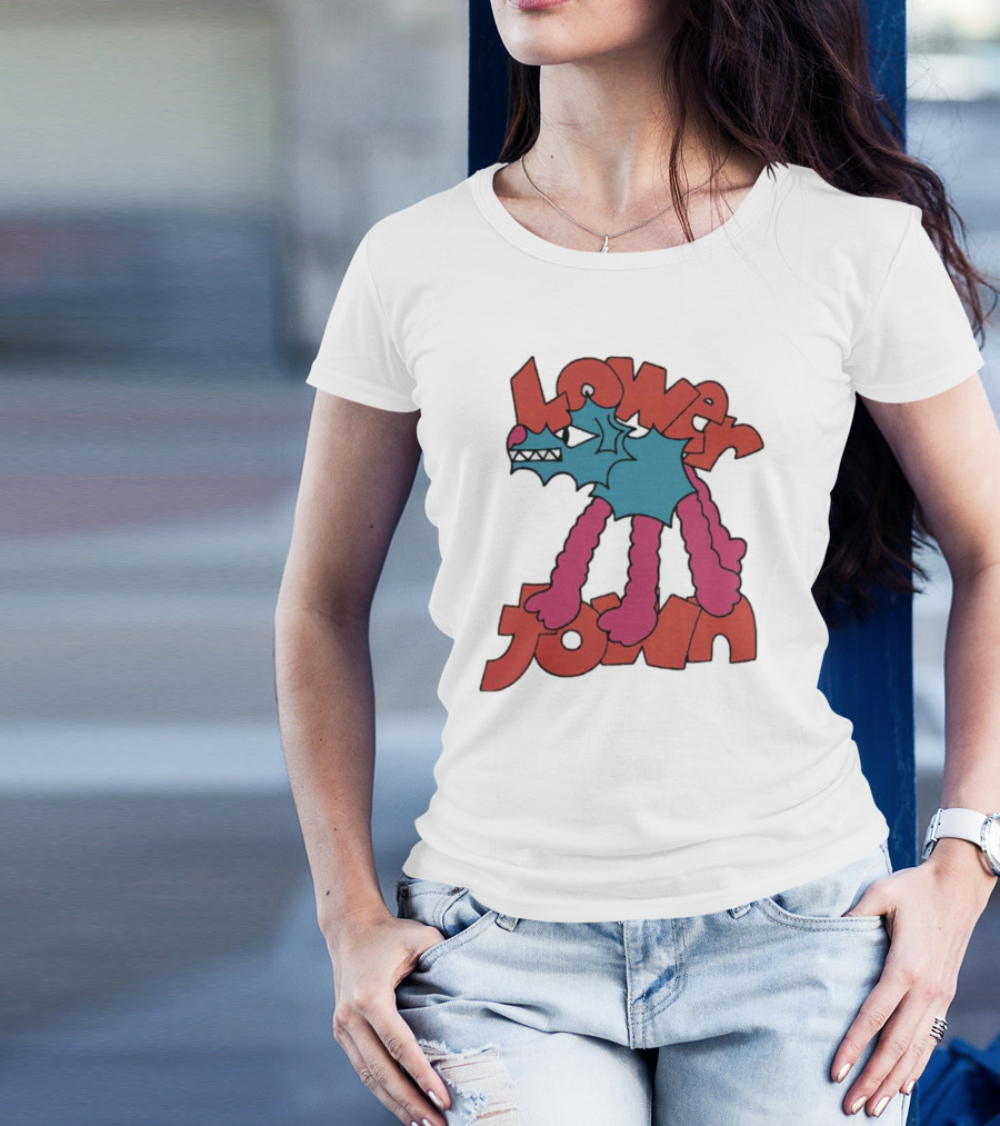 Lowertown Playful Cartoon Dog T-Shirt