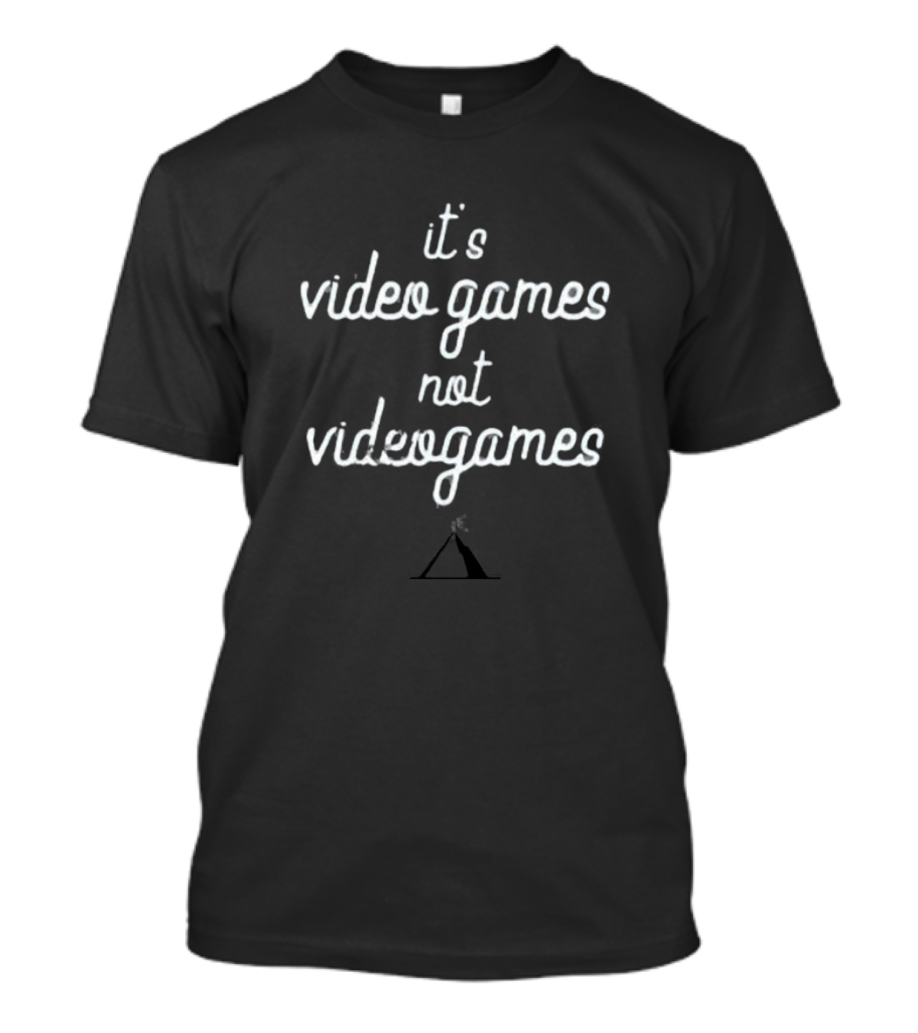It's Video Games Not Videogames Tent T-Shirt