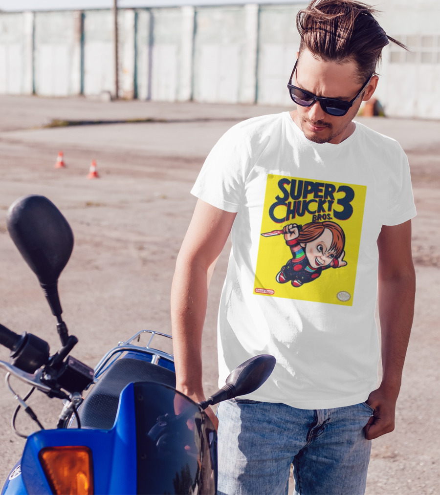 Super Chucky Bros 3 Good Guys Retro Game T-Shirt