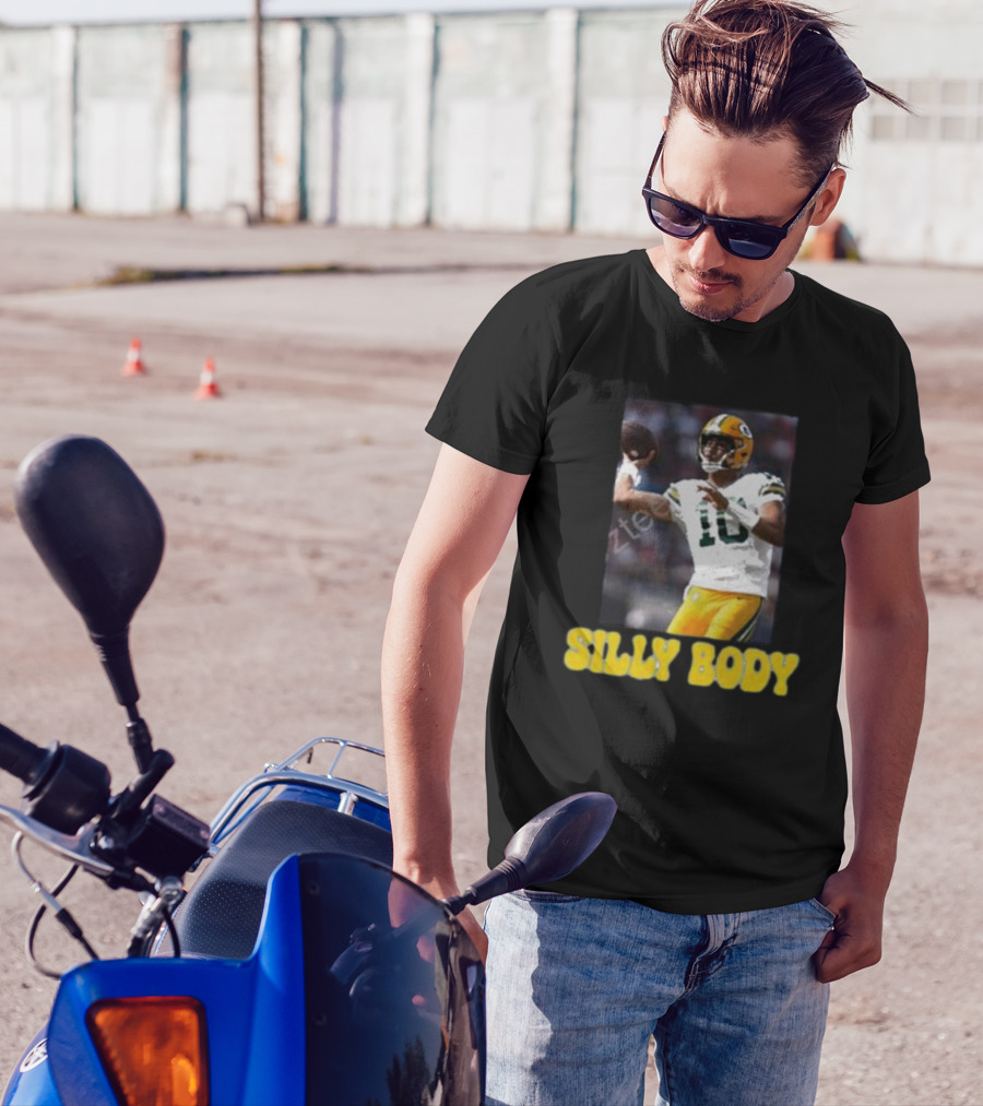 Green Bay Packers Silly Body Jordan Love Football T-Shirt