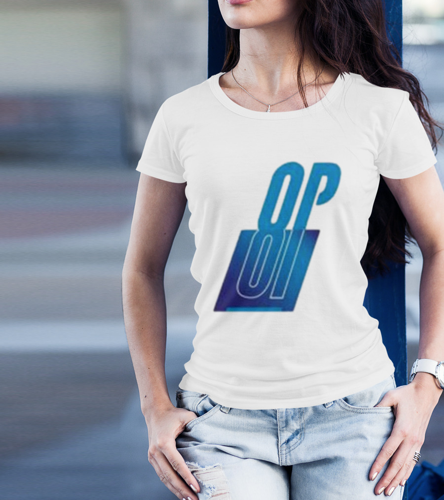 Oscar Piastri OP Blue Logo Motif T-Shirt