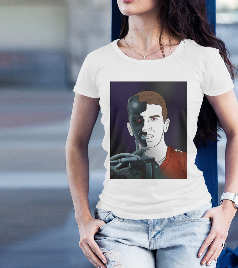 Rita Oak Day 17 Bot Purdy Terminator Mashup T-Shirt