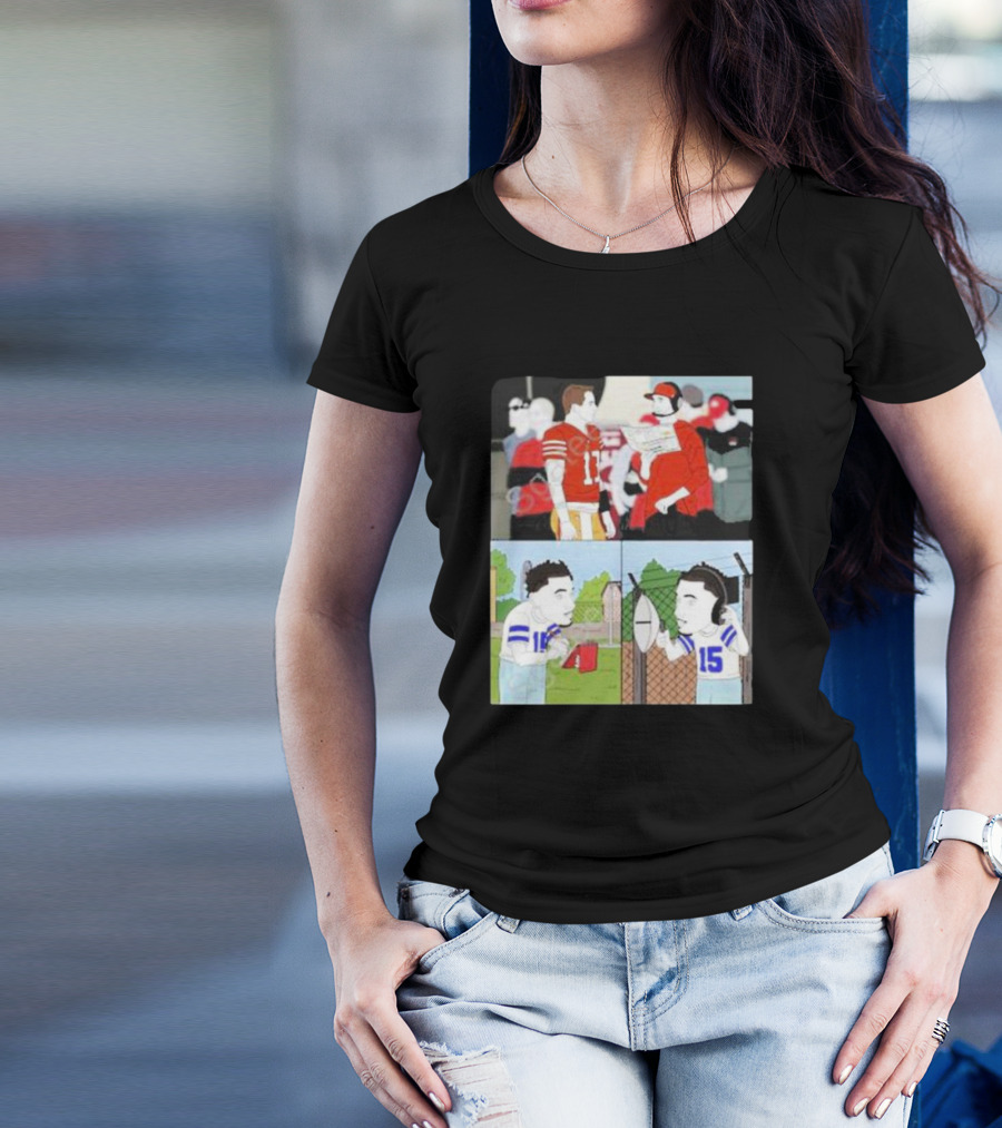 Rita Oak Ko-fi Day 27 Randall Trey Football Strategy And Training Moments T-Shirt