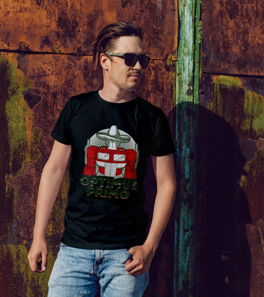 Optimus Primo Sombrero Robot T-Shirt
