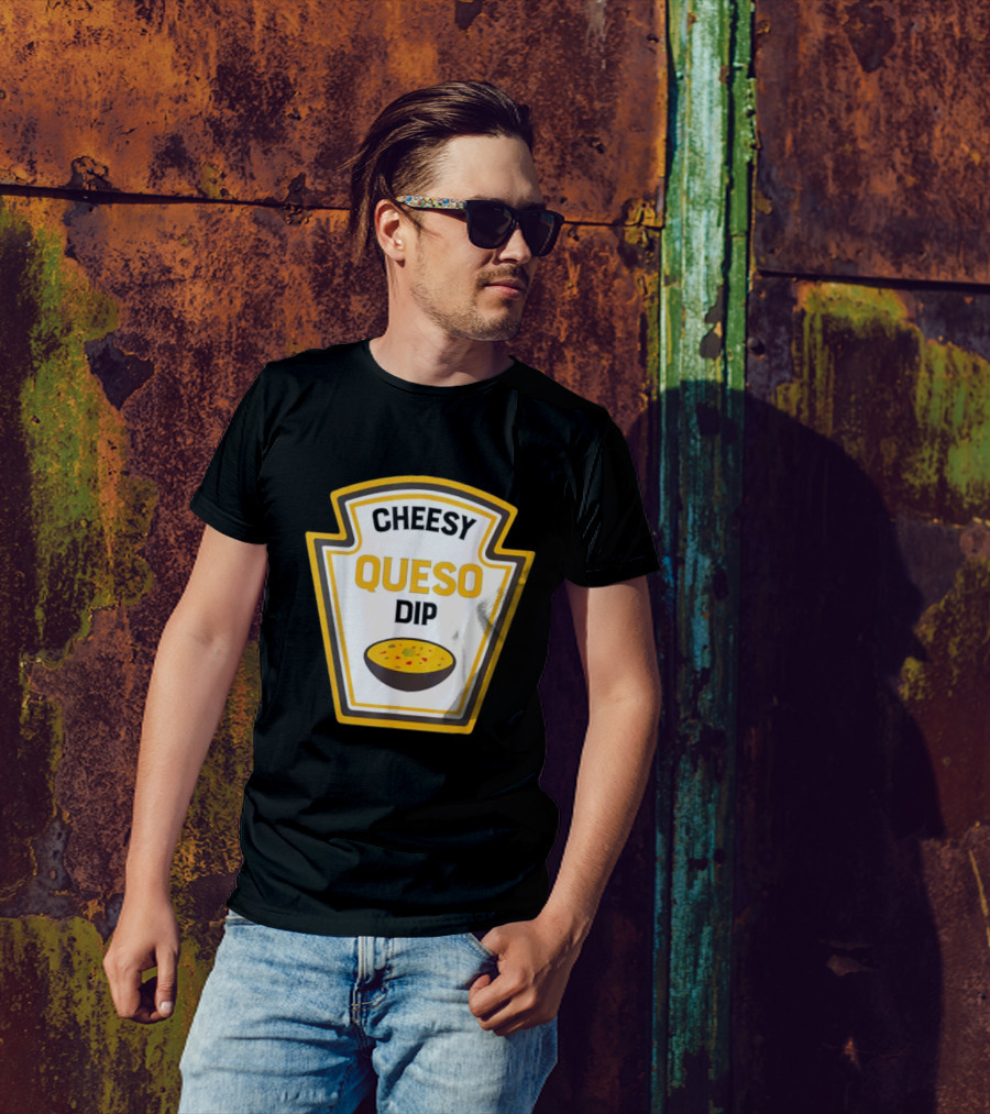 Cheesy Queso Dip Condiments Halloween Costume T-Shirt