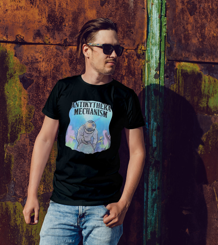 Antikythera Mechanism Diver Exploring Underwater Mystery T-Shirt