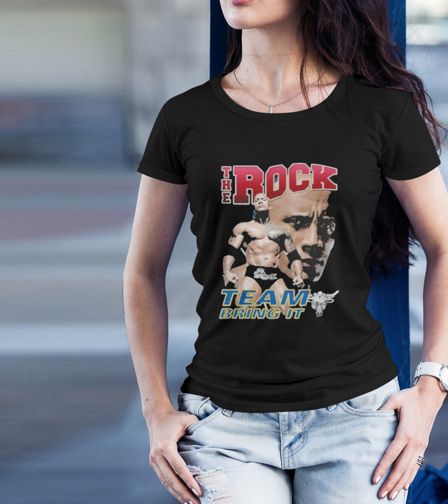 The Rock Team Bring It Bull T-Shirt