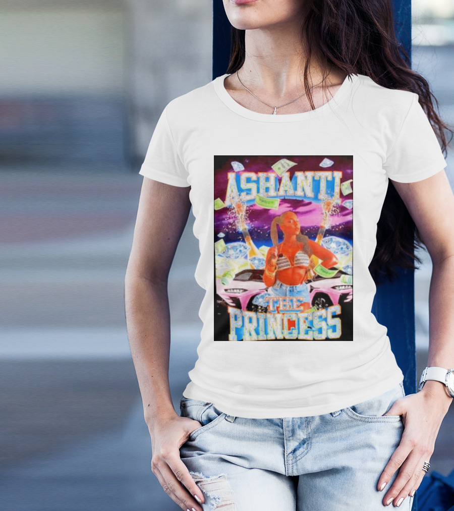ASHANTI THE PRINCESS MONEY CARS AND SPARKLES T-Shirt