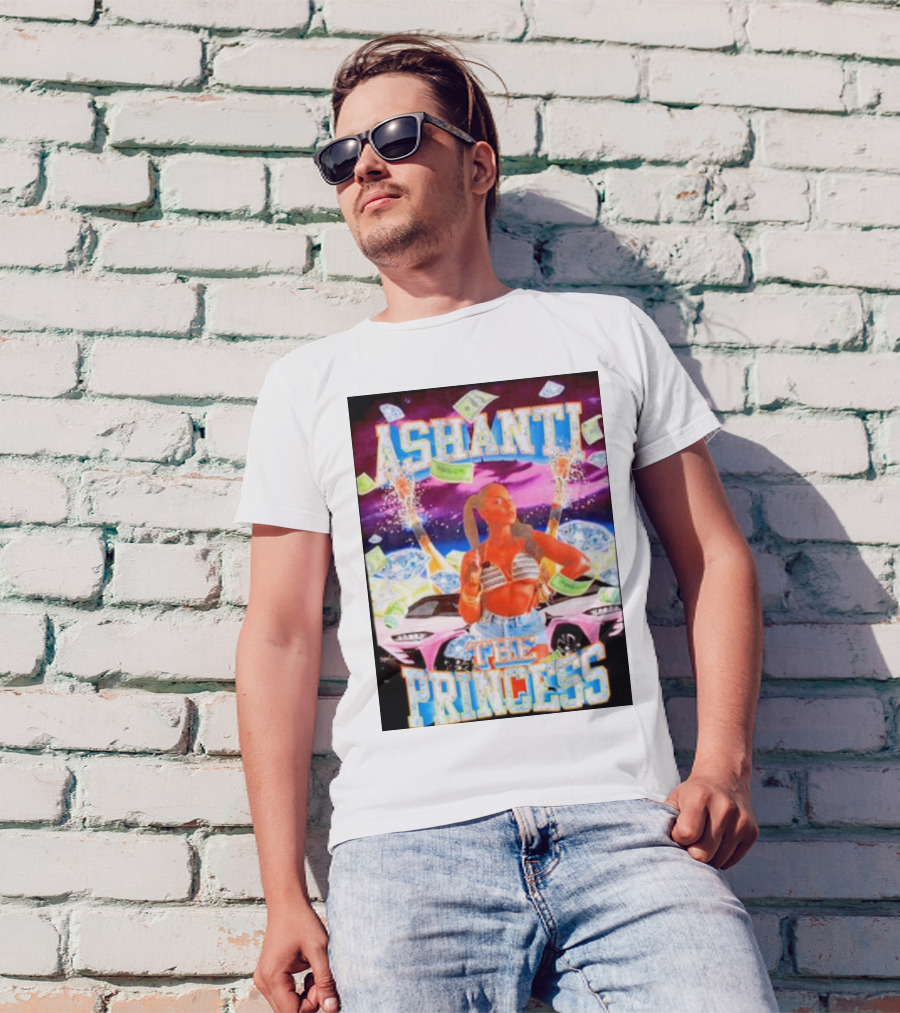 ASHANTI THE PRINCESS MONEY CARS AND SPARKLES T-Shirt