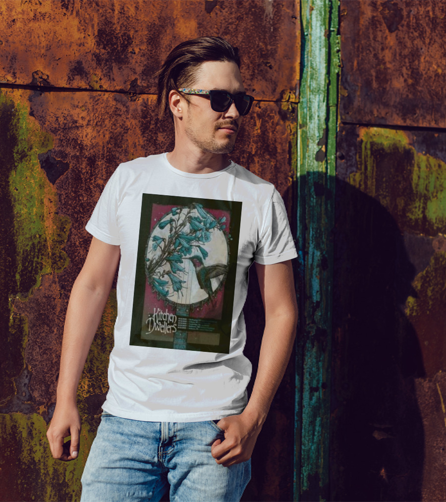 Kitchen Dwellers October 14 Burlington VT Nectar's Banjo Hummingbird T-Shirt