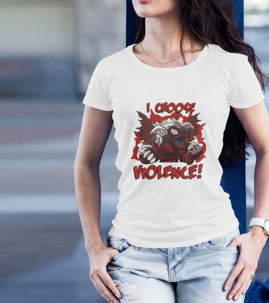 I Choose Violence Red Dragon Archfiend T-Shirt