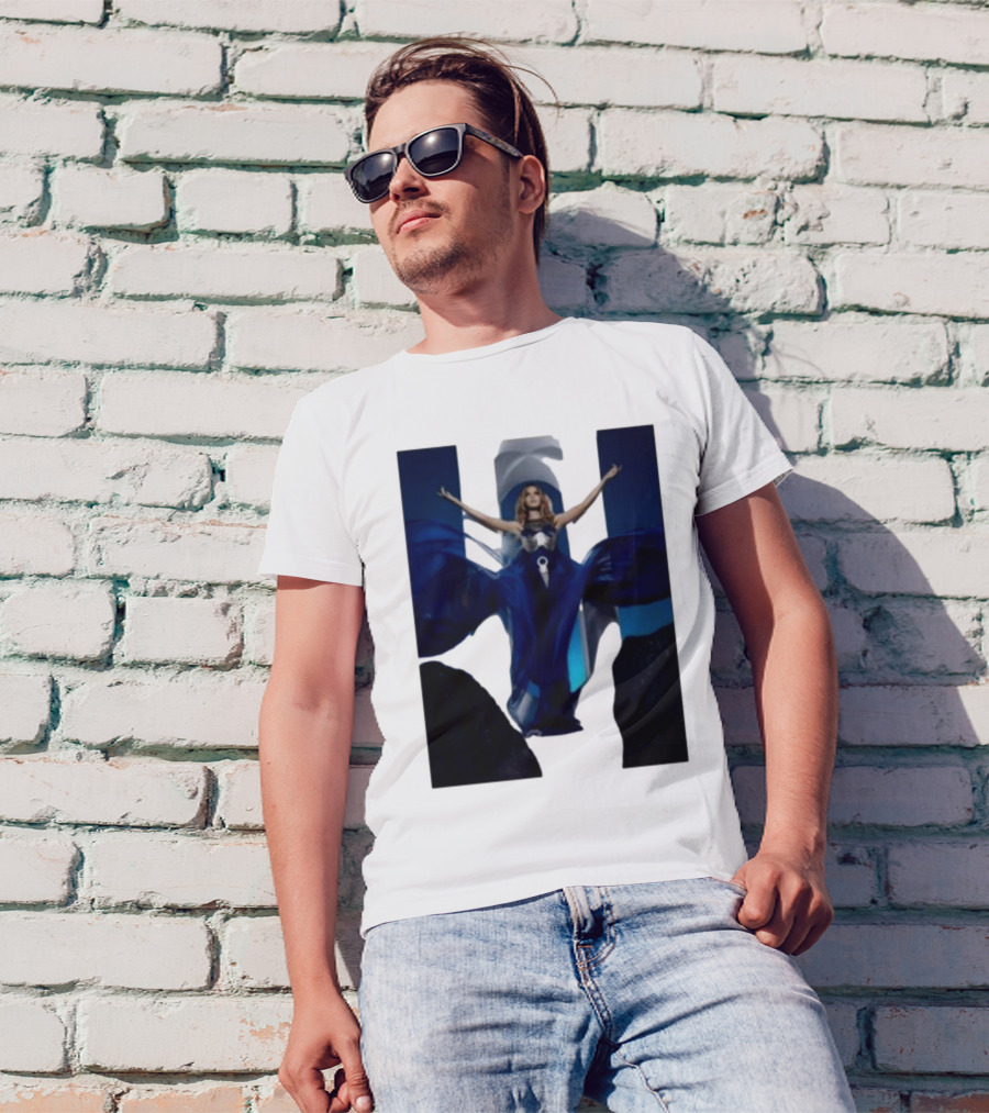 Kylie Minogue Aphrodite Blue Gown Iconic Pose T-Shirt