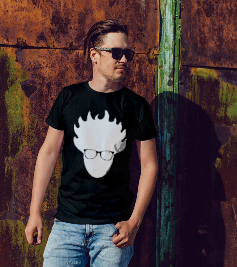 Viva Fro Iconic Glasses Silhouette Left Chest T-Shirt