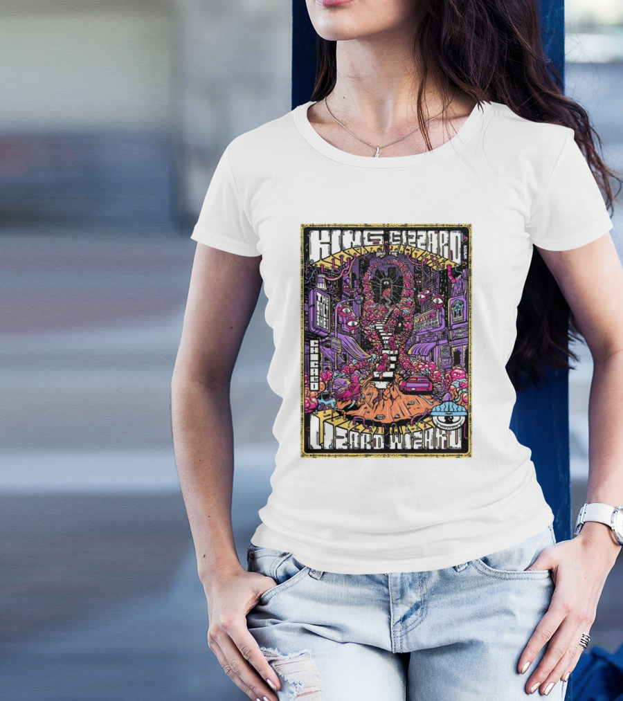 King Gizzard And The Lizard Wizard Chicago The Salt Shed T-Shirt