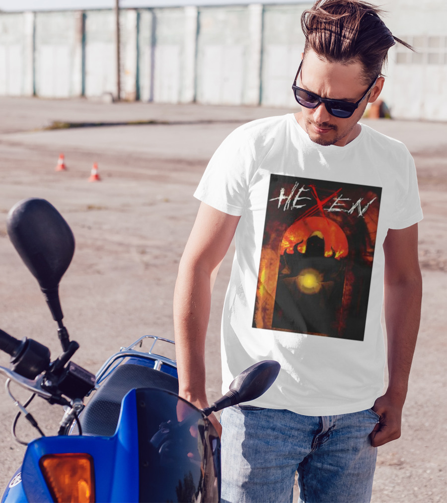 Hexen Video Game Cover Art With Demonic Figure And Glowing Orb T-Shirt