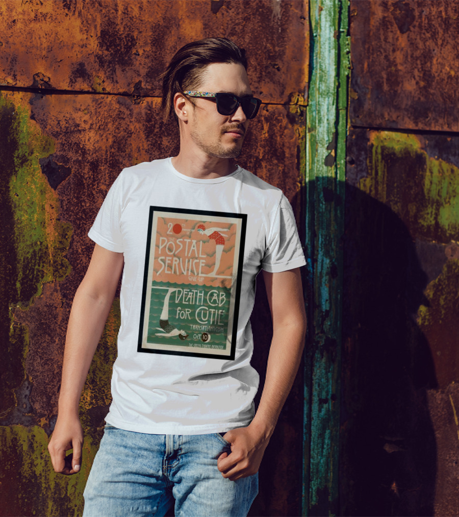 20th Anniversary Postal Service Give Up Death Cab For Cutie Transatlanticism Oct 10 The Greek Theatre Berkeley T-Shirt