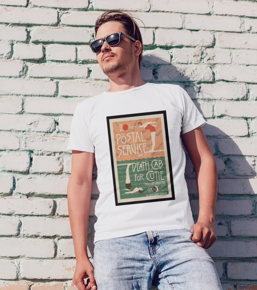 20th Anniversary Postal Service Give Up Death Cab For Cutie Transatlanticism Oct 10 The Greek Theatre Berkeley T-Shirt