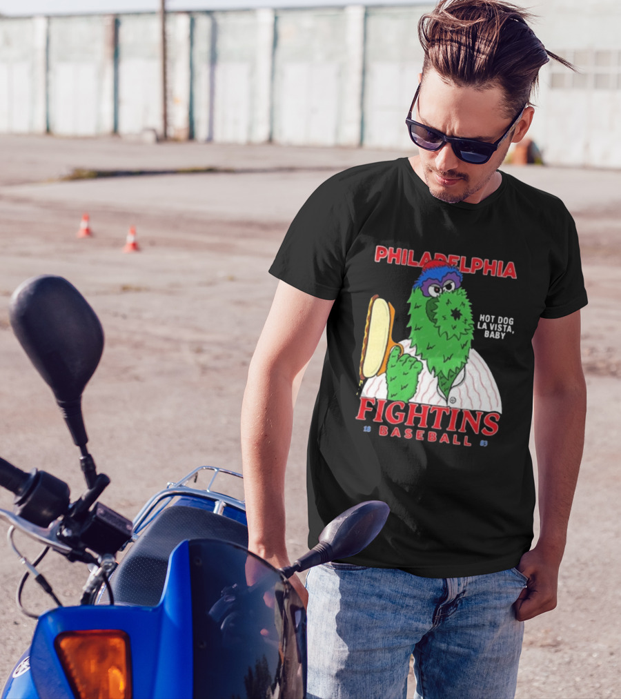 Philadelphia Phillies Phanatic Fightins Baseball Hot Dog La Vista Baby T-Shirt