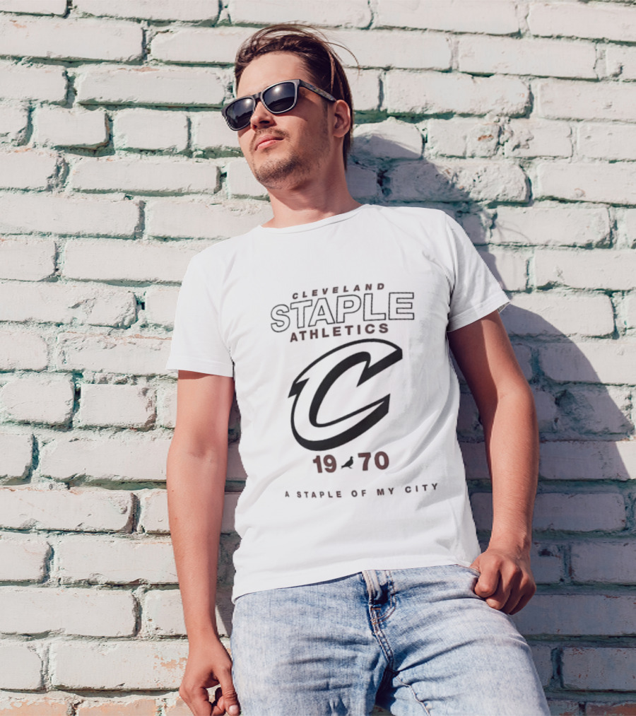 Cleveland Staple Athletics 1970 A Staple Of My City T-Shirt