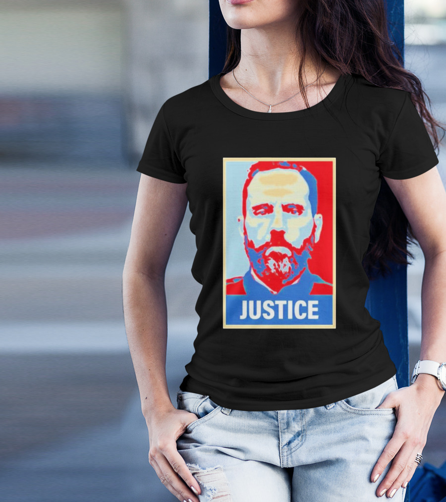 Justice Jack Smith Iconic Red And Blue T-Shirt