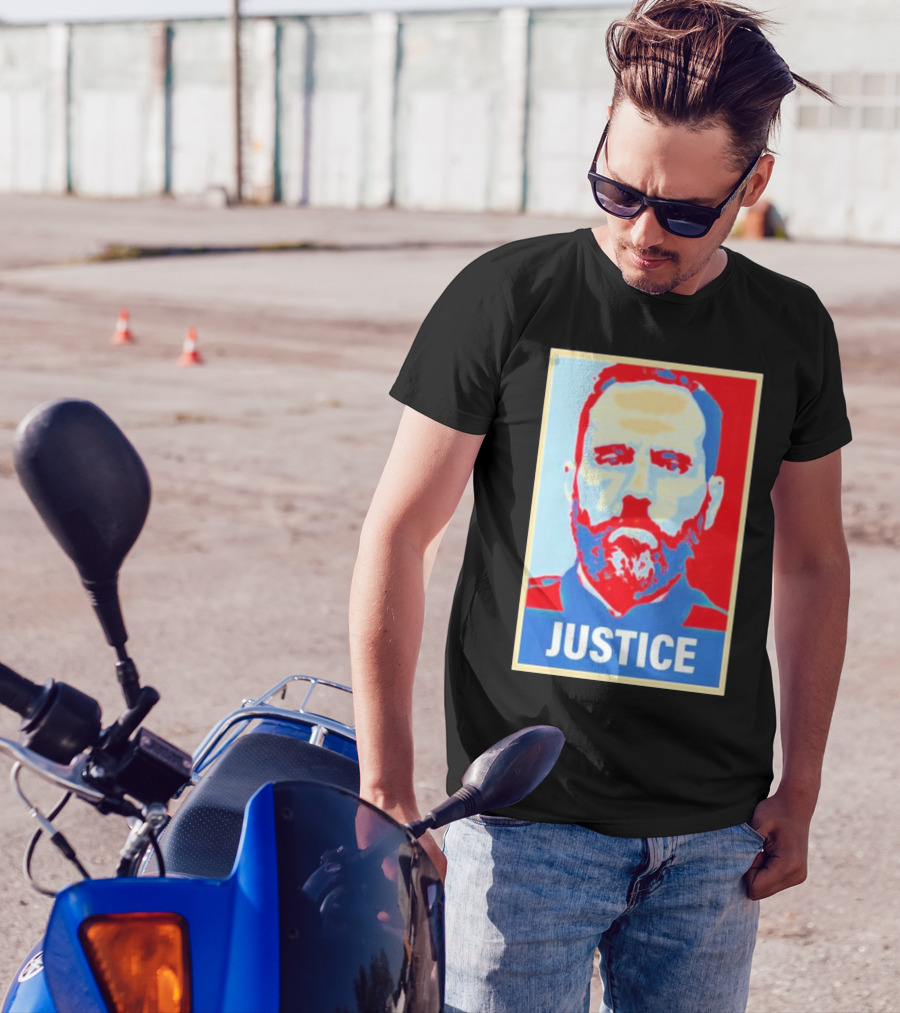 Justice Jack Smith Iconic Red And Blue T-Shirt