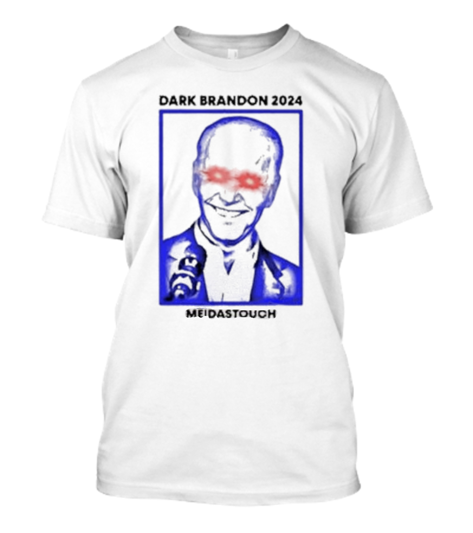 Dark Brandon 2024 Meidastouch Neon Red Eyes T-Shirt
