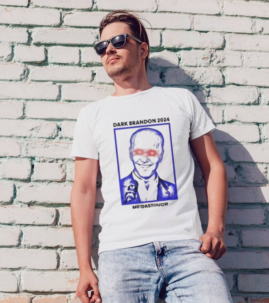 Dark Brandon 2024 Meidastouch Neon Red Eyes T-Shirt