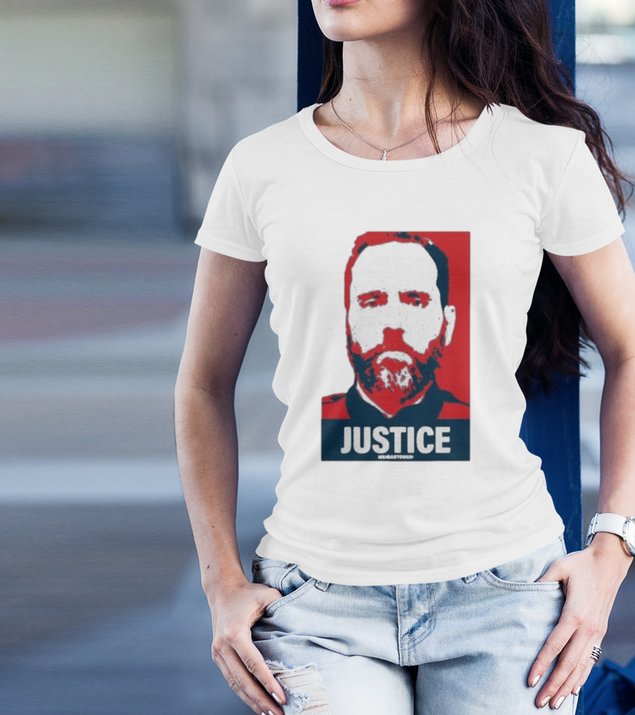Meidastouch Store Jack Smith Justice Iconic Red And Blue T-Shirt