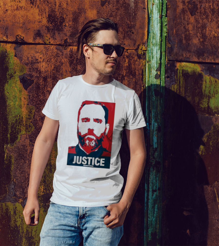Meidastouch Store Jack Smith Justice Iconic Red And Blue T-Shirt
