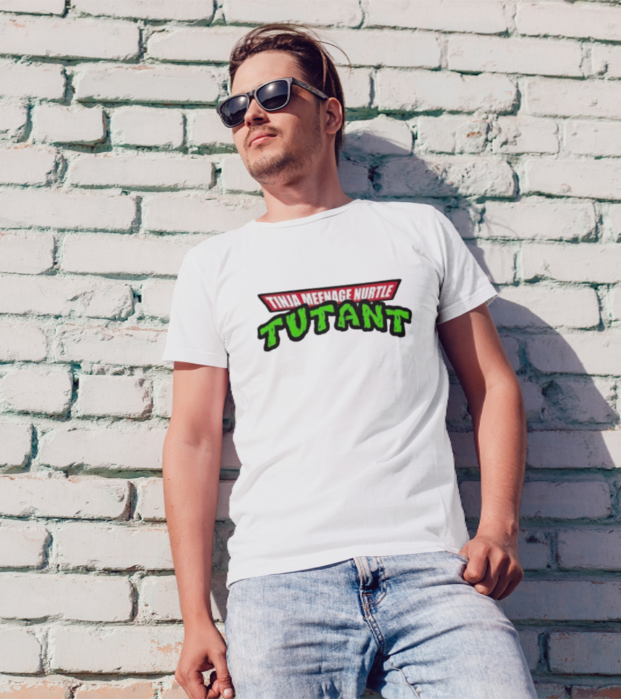 Teenhearts Tinja Meenage Nurtle Tutant Retro Green T-Shirt