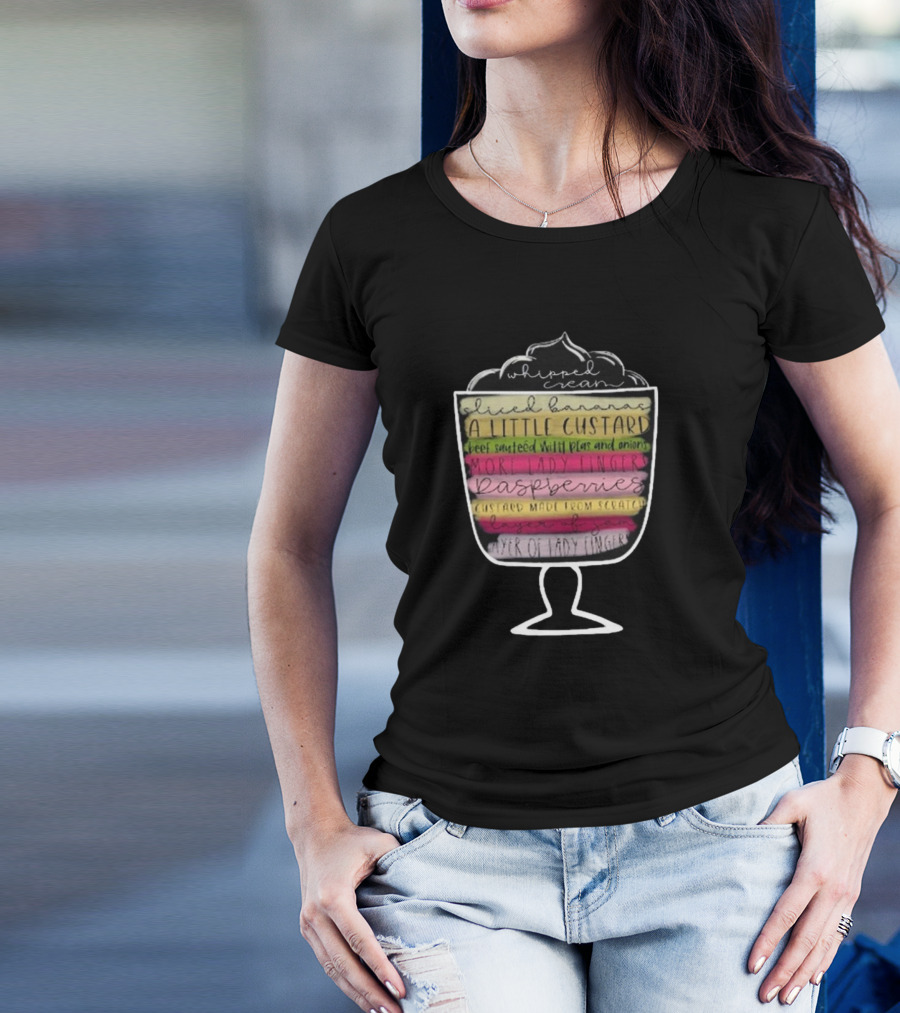 Friends Thanksgiving Rachel's English Trifle Recipe TV Friendsgiving T-Shirt