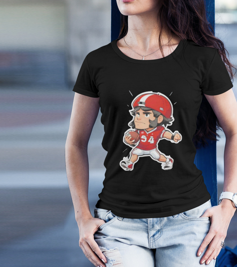 Lubby’s Funny Cartoon Football Player Stickers Essential S4 T-Shirt
