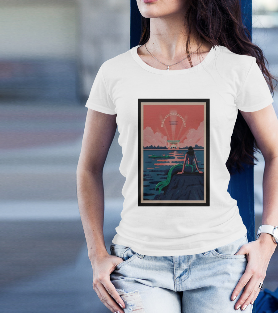Manchester Orchestra Night Moves Fest November 04 Pensacola Mermaid T-Shirt