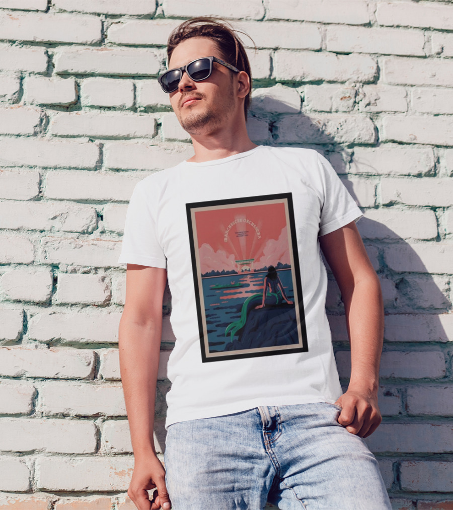 Manchester Orchestra Night Moves Fest November 04 Pensacola Mermaid T-Shirt