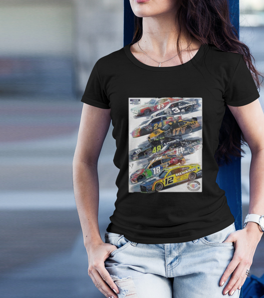 NASCAR Champions Cars 75 Years Of Heroes Racing Legends T-Shirt