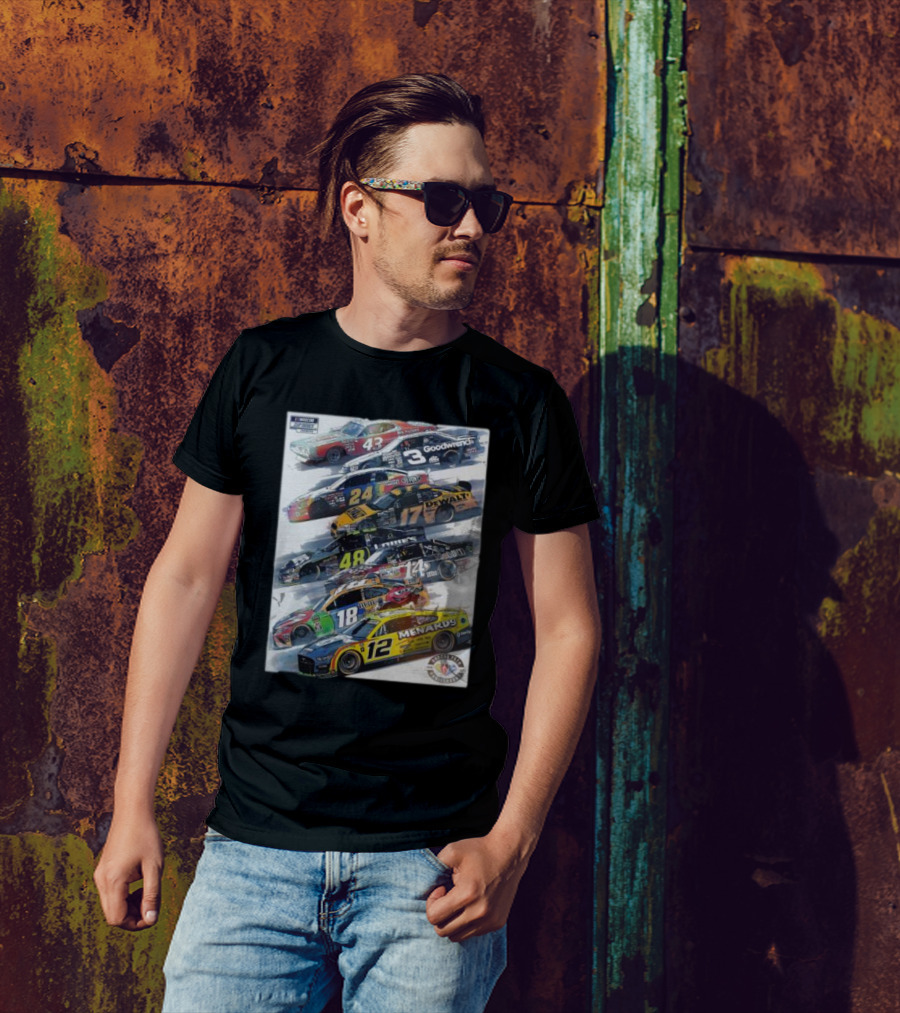 NASCAR Champions Cars 75 Years Of Heroes Racing Legends T-Shirt
