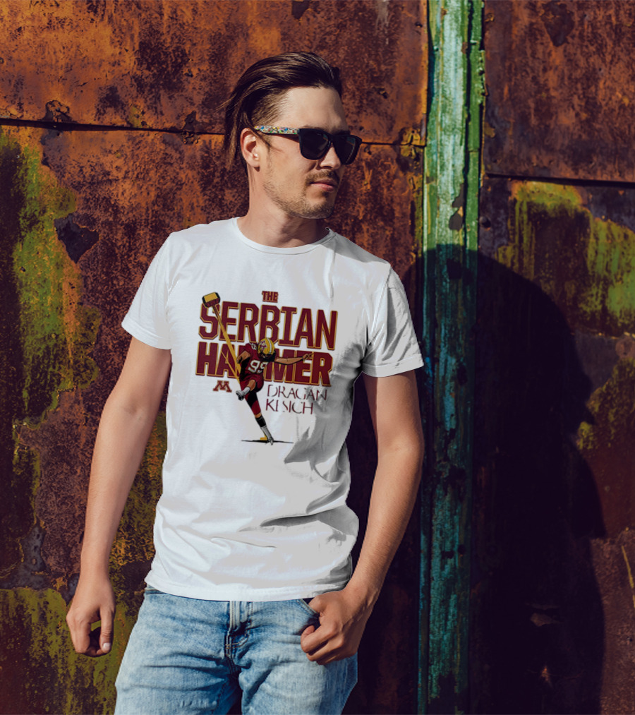 The Serbian Hammer Dragan Kesich Minnesota Football 95 T-Shirt
