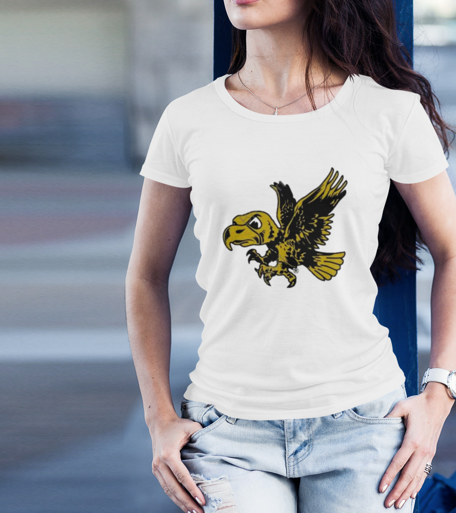 University Of Iowa Vintage Flying Herky Wall Decals T-Shirt