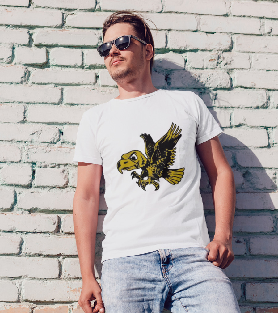 University Of Iowa Vintage Flying Herky Wall Decals T-Shirt