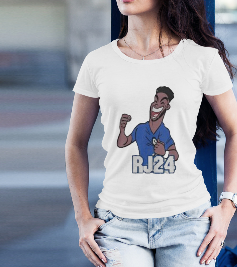 Reece James RJ24 Cartoon Blue Football T-Shirt