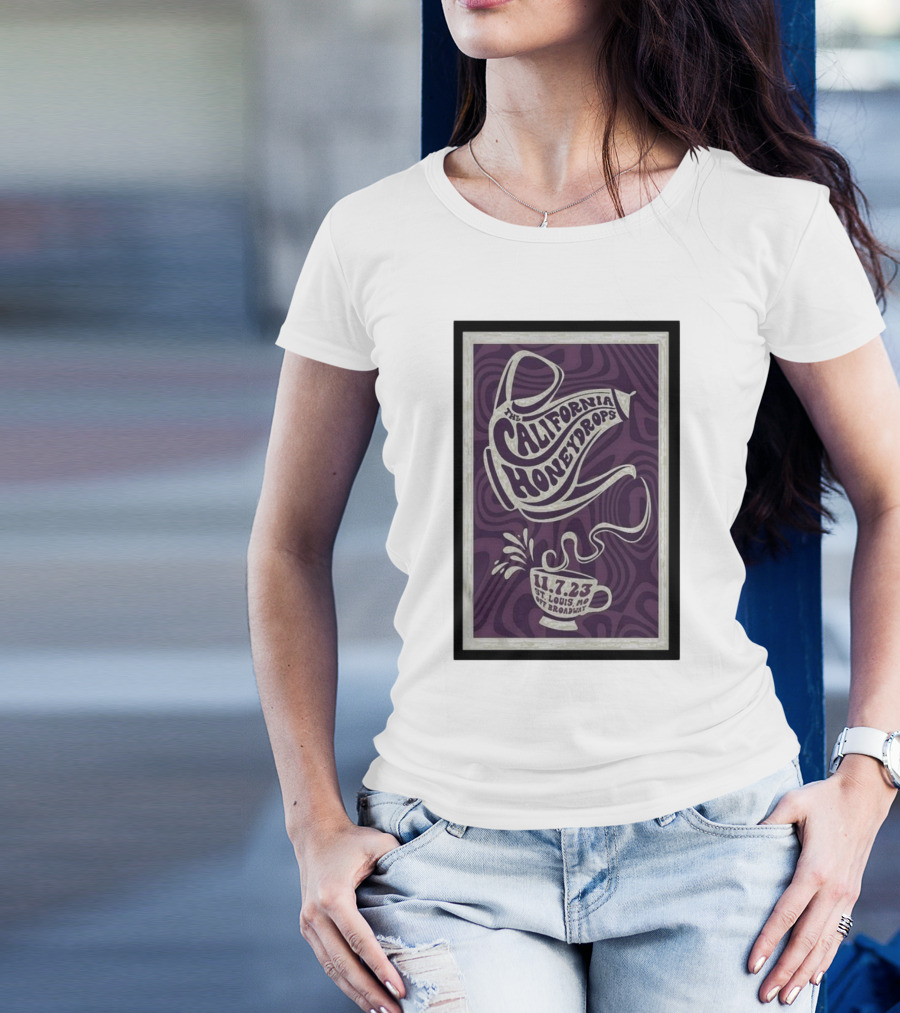 The California Honeydrops St Louis Off Broadway November 7 11.7.23 Psychedelic T-Shirt