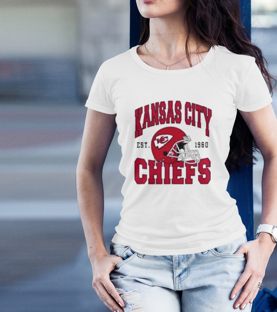 Kansas City Chiefs Est 1960 Helmet Chiefs Football T-Shirt