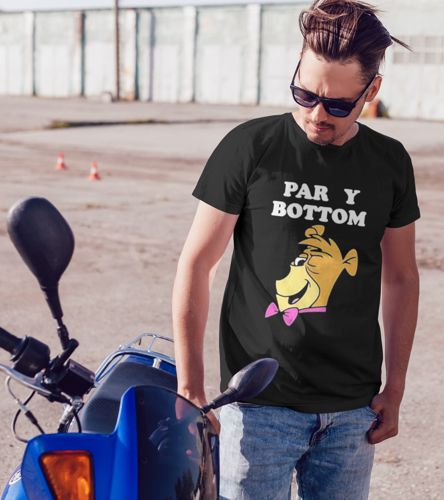 Yogi Bear Party Bottom Bow Tie Winking T-Shirt